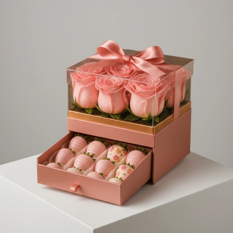 Special Pink Roses Gift Box
